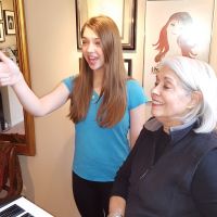 Melissa Hart with Ellie Sawin - Student at Mainstreet School of Performing Arts