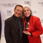 Melissa with her former professor, Jean-Louis Baldet