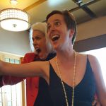 Melissa working with Anna Quirk