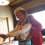 Melissa working with Averi Bednar