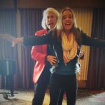 Melissa working with Emma Kaplan