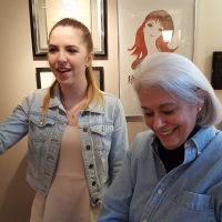 Melissa and Lily O'Connell, a student at East Ridge High School, Woodbury, MN